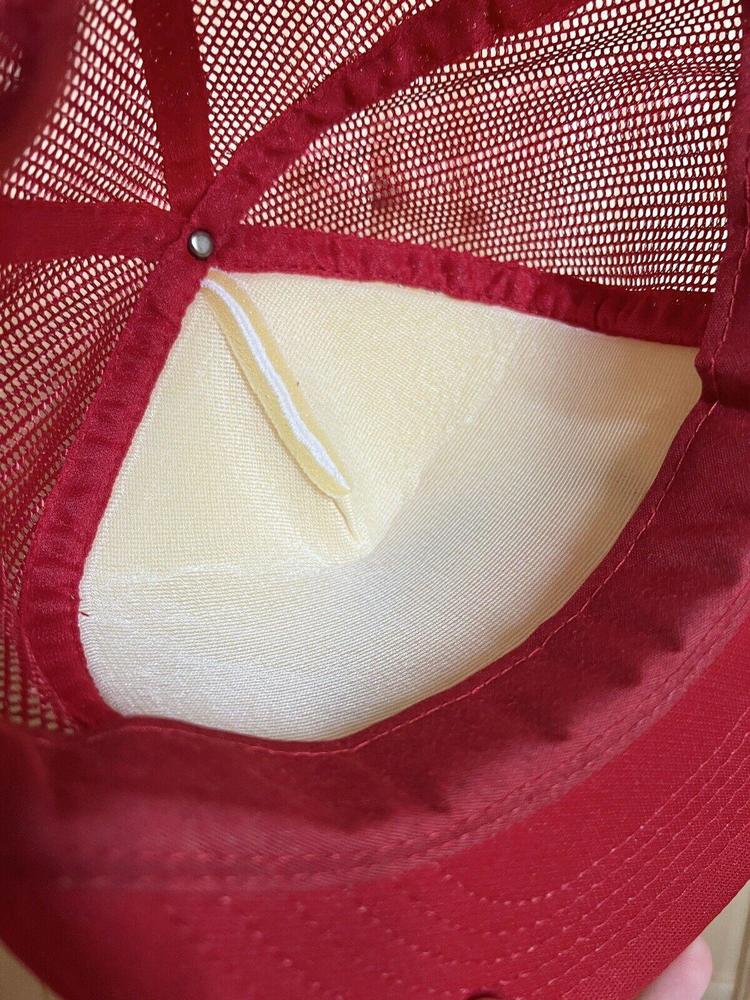 Vintage Trucker Hat 1980s Reed Lumber Company  Builder Mart Snapback Trucker Hat - Picture 9 of 12